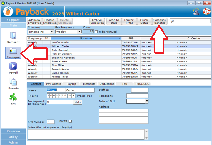 Benefits And Expenses - Enhanced Revenue Reporting